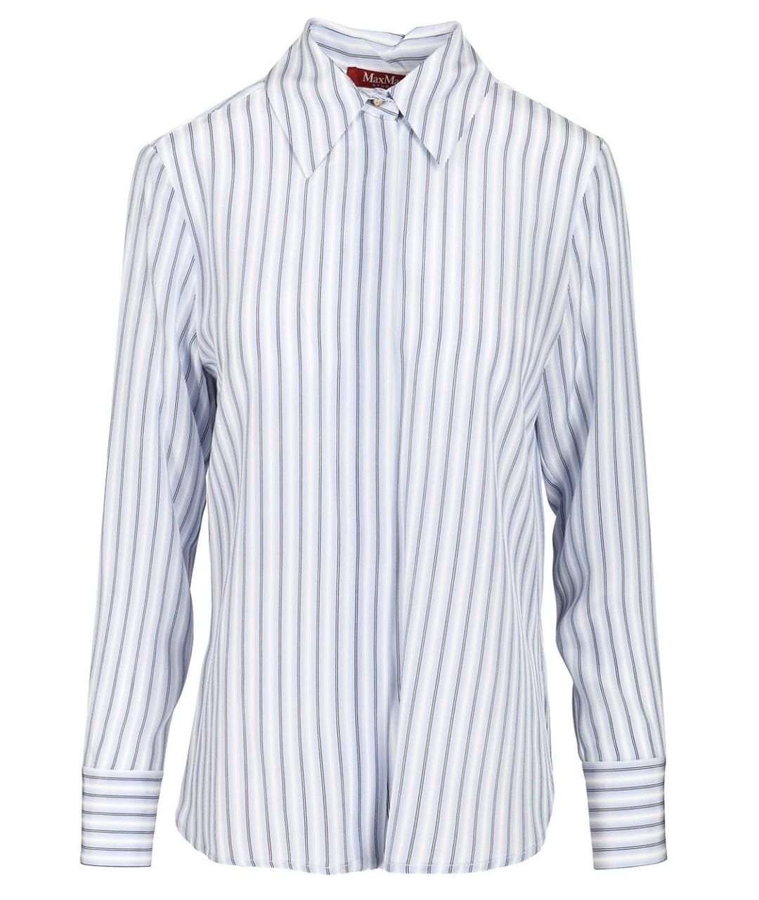 MAX MARA STUDIO Мульти шелковая рубашка, фото 1