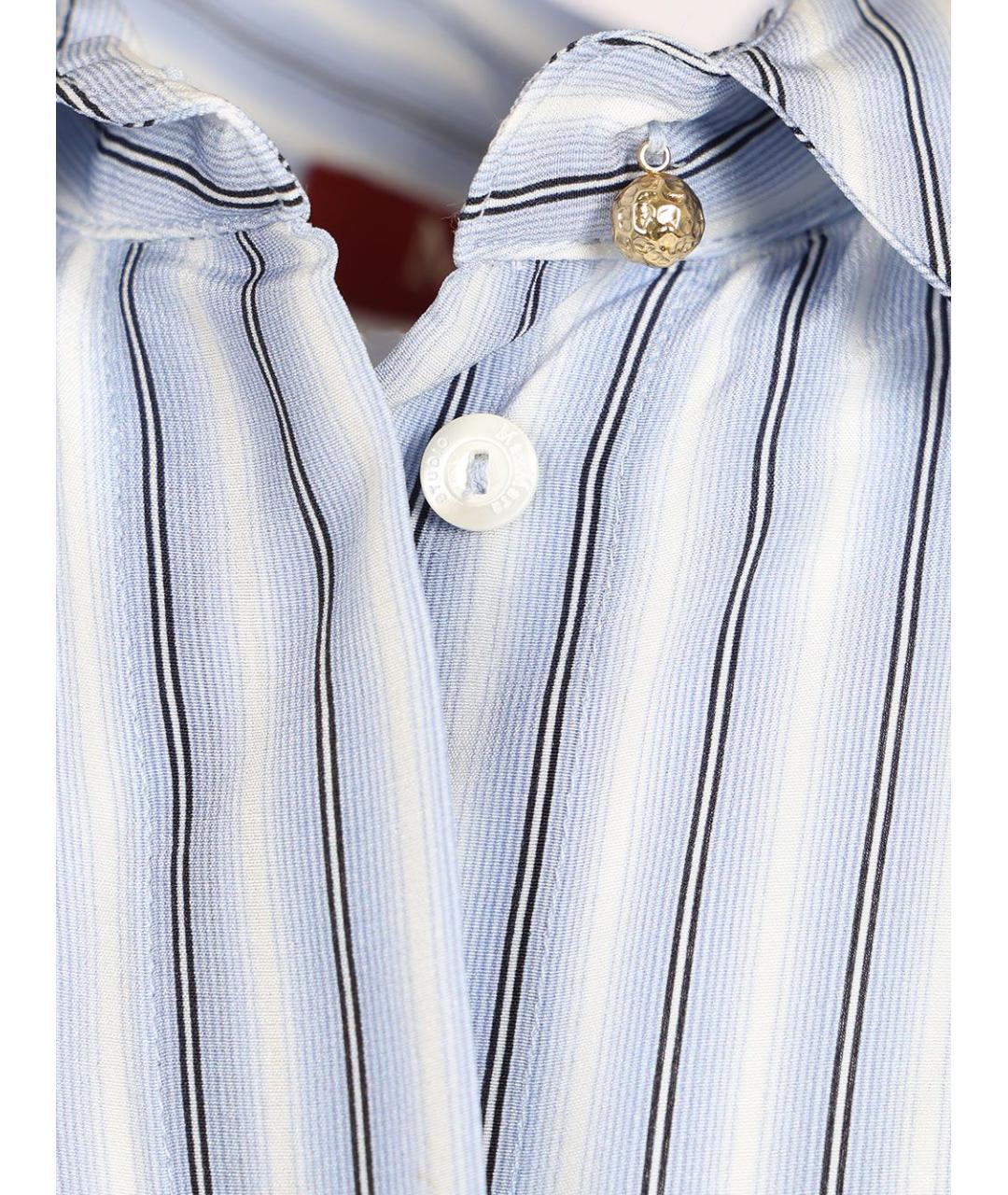 MAX MARA STUDIO Мульти шелковая рубашка, фото 4