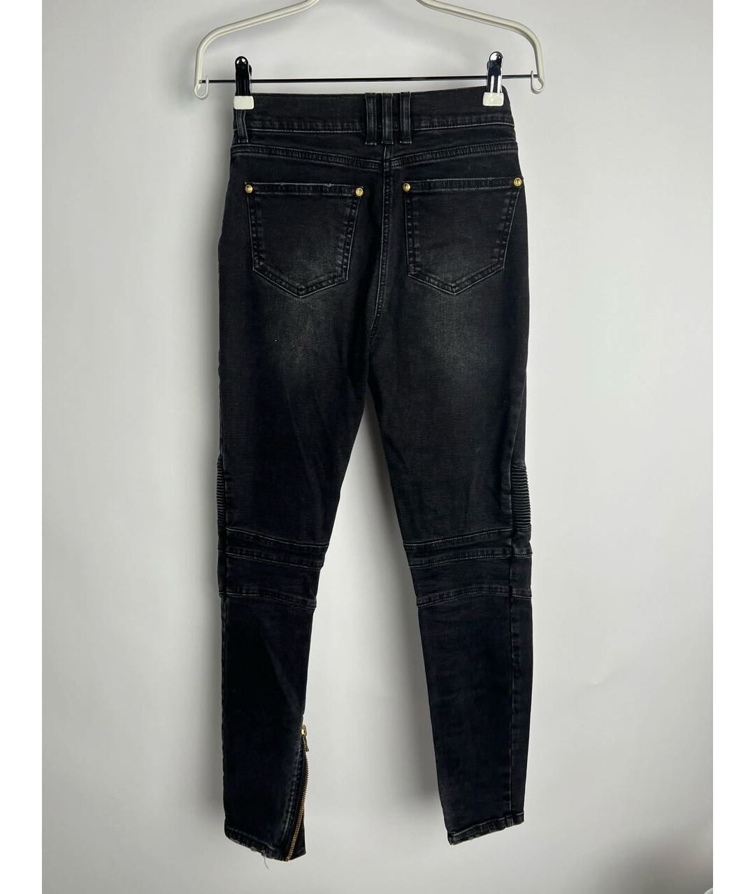 BALMAIN Черные прямые джинсы, фото 2