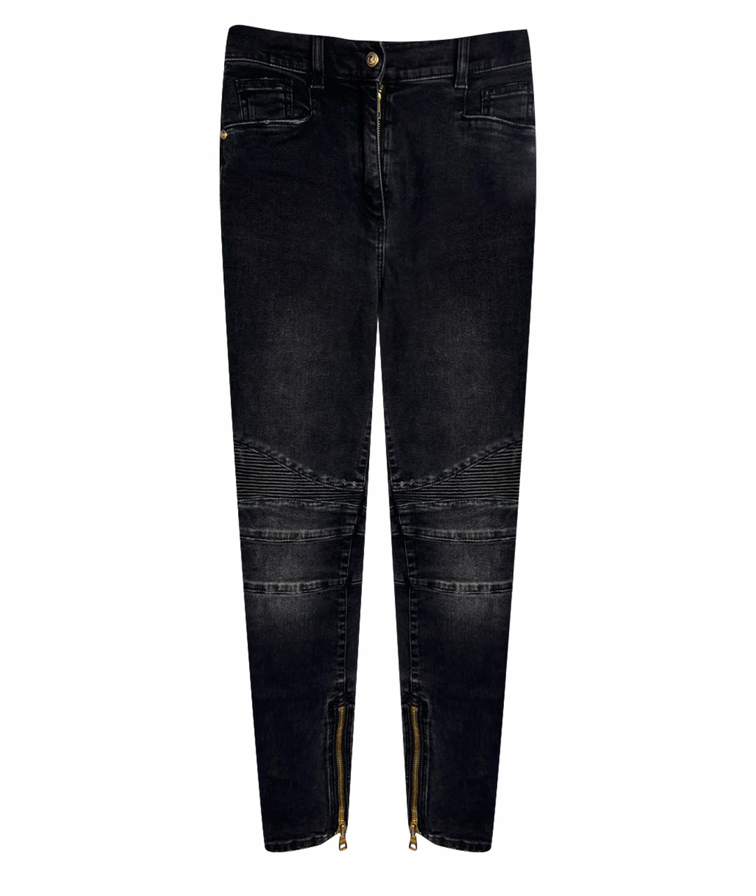 BALMAIN Черные прямые джинсы, фото 1