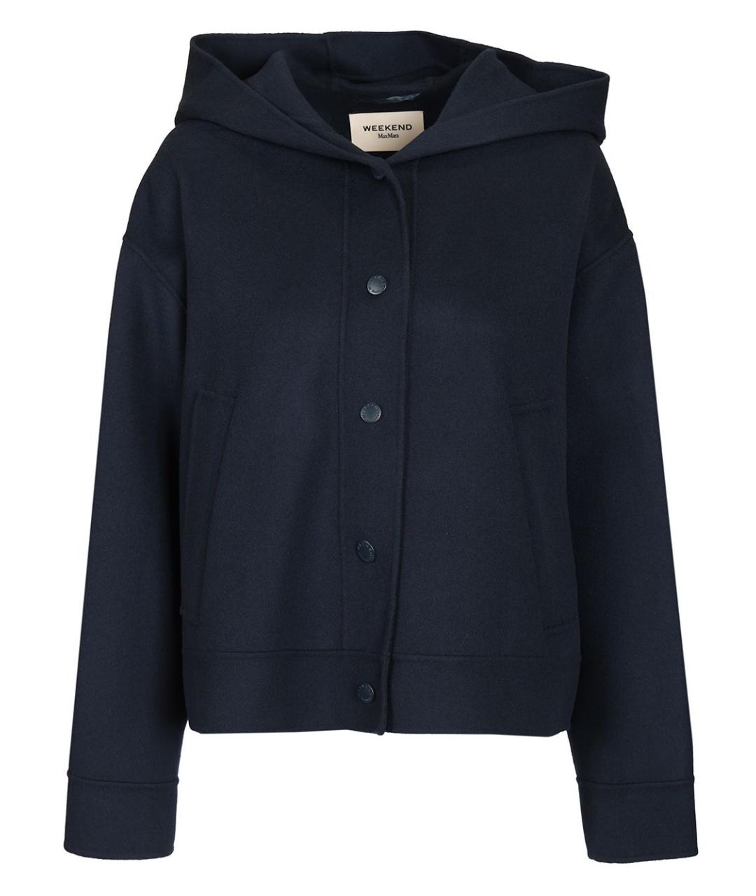 WEEKEND MAX MARA Синяя шерстяная куртка, фото 1