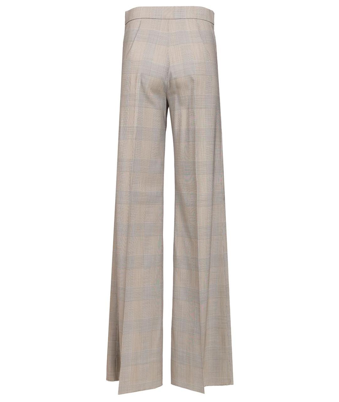 MAX MARA Мульти шерстяные прямые брюки, фото 2