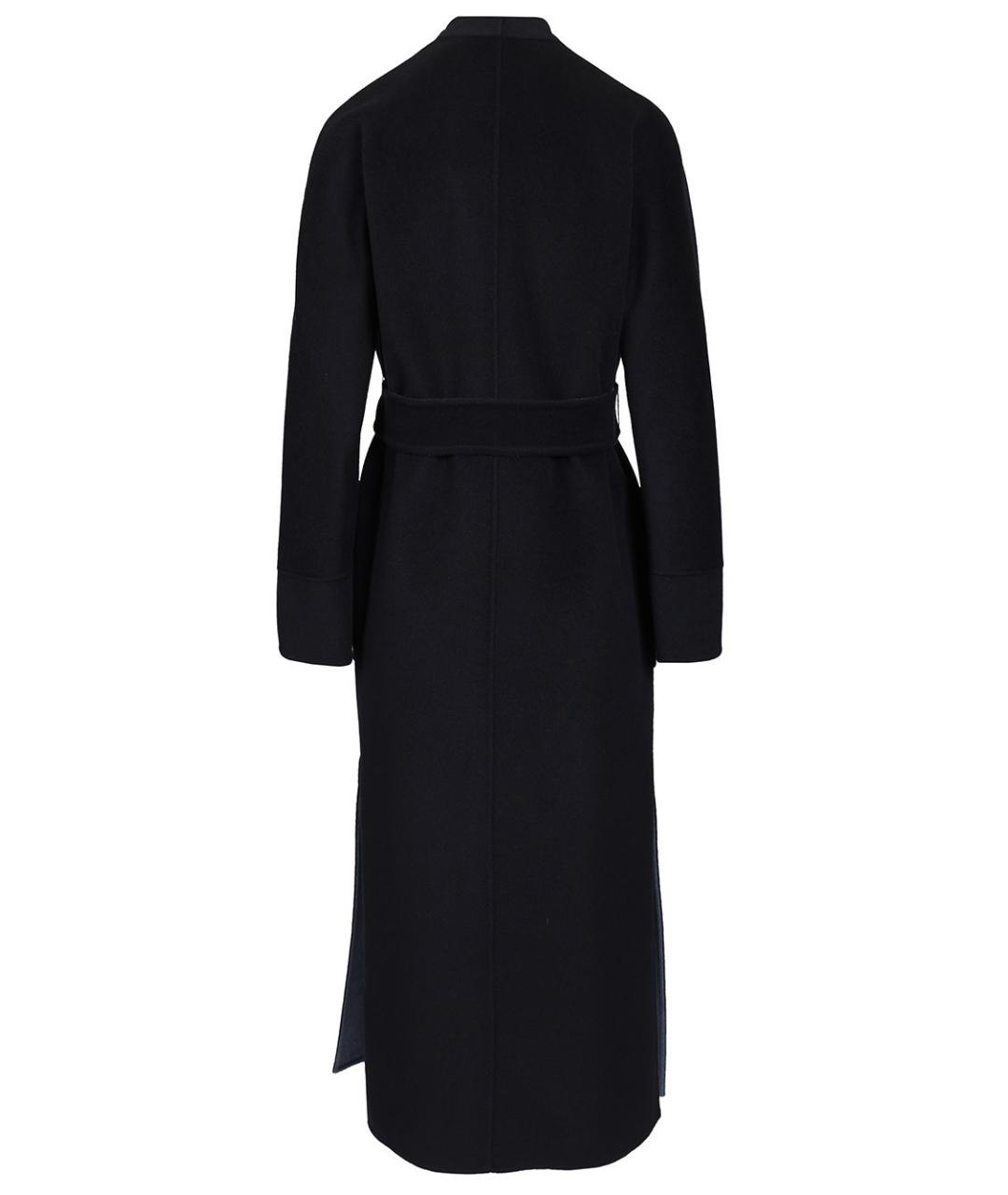 MAX MARA STUDIO Синее шерстяное пальто, фото 2