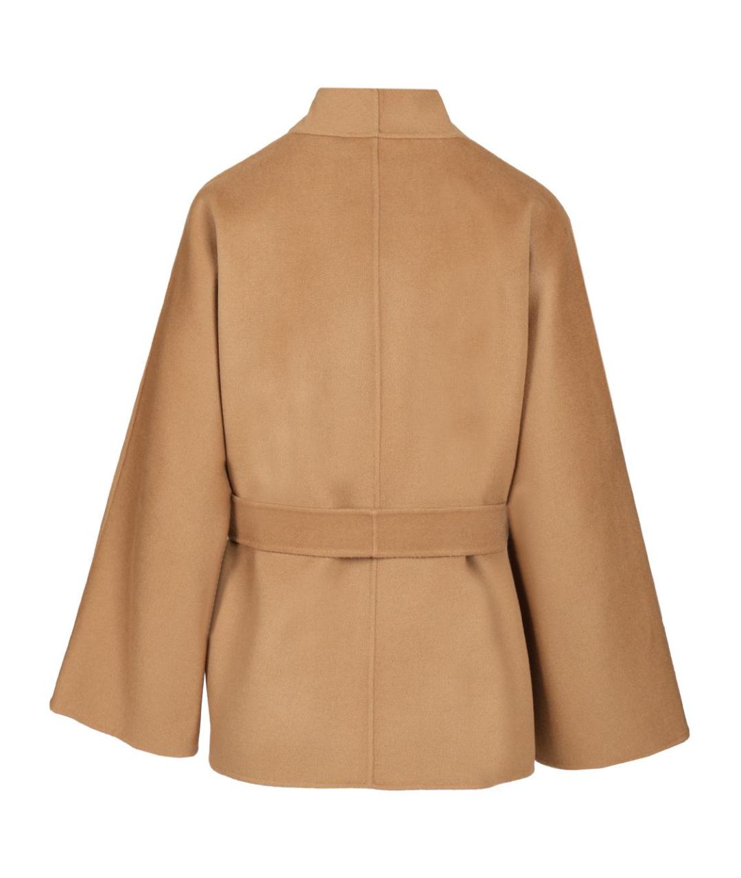 MAX MARA STUDIO Бежевое кашемировое пальто, фото 2