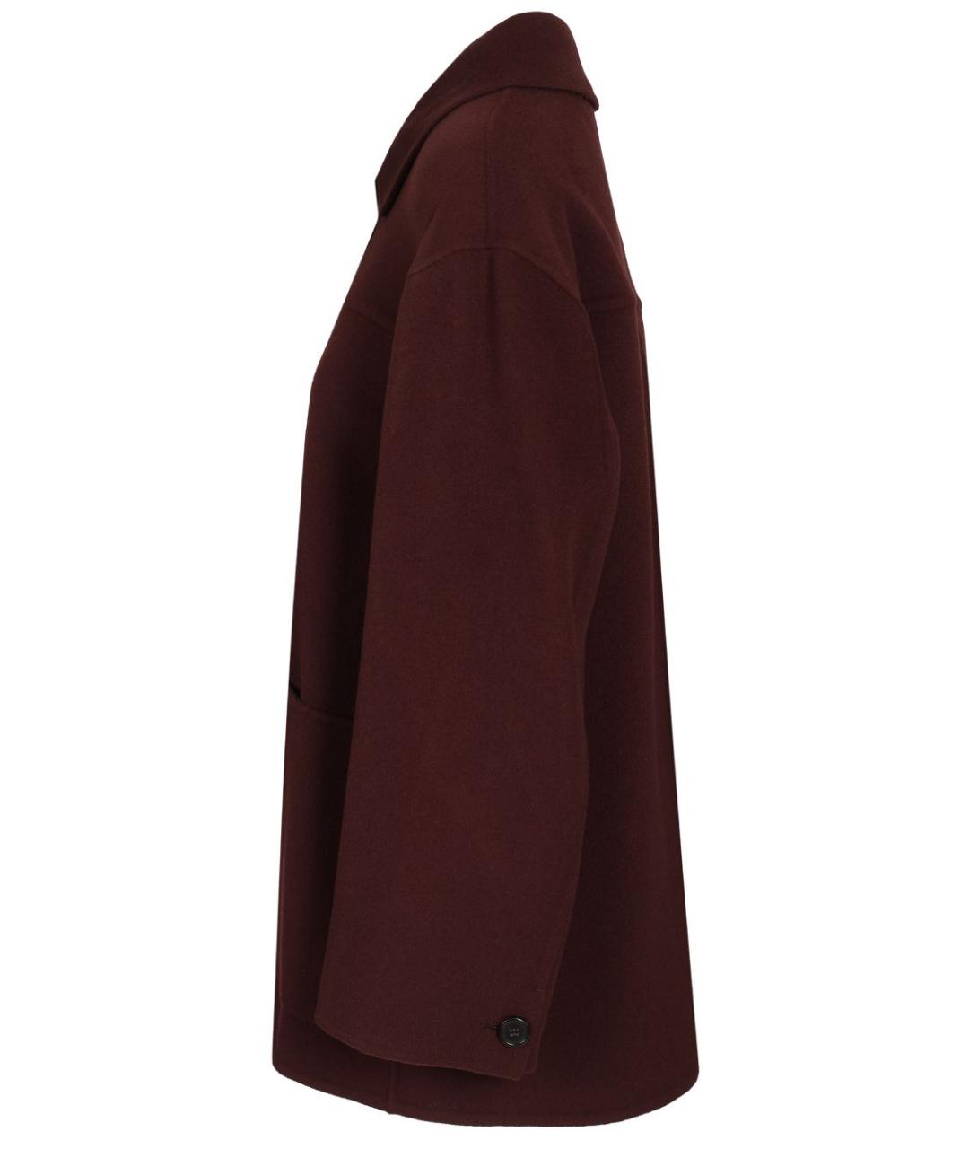 'S MAX MARA Бордовое шерстяное пальто, фото 3