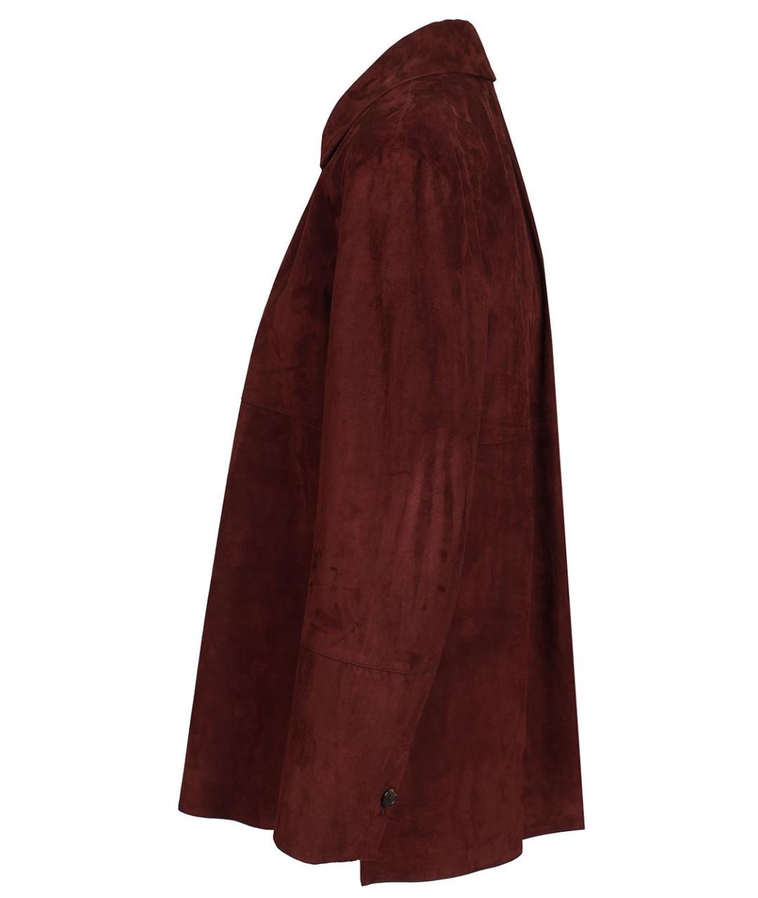 'S MAX MARA Бордовая замшевая куртка, фото 3
