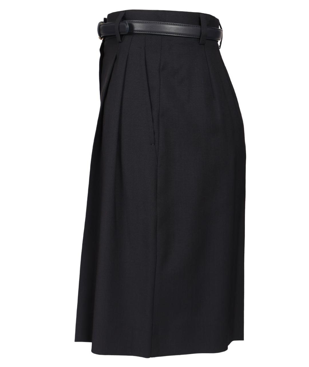 MAX MARA STUDIO Синие полиэстеровые шорты, фото 3