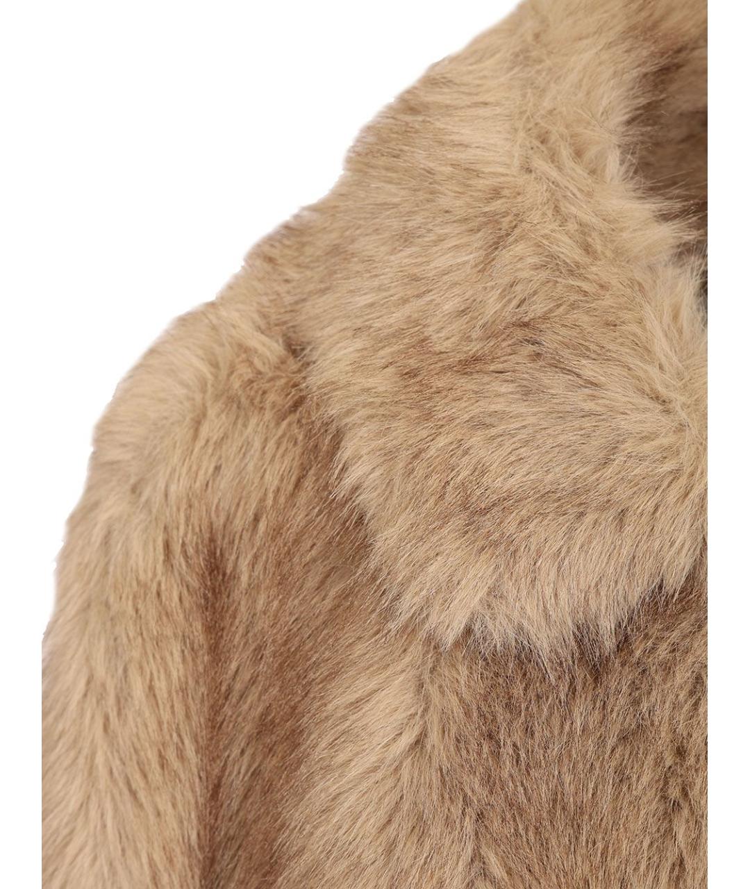 'S MAX MARA Бежевая полиэстеровая куртка, фото 5