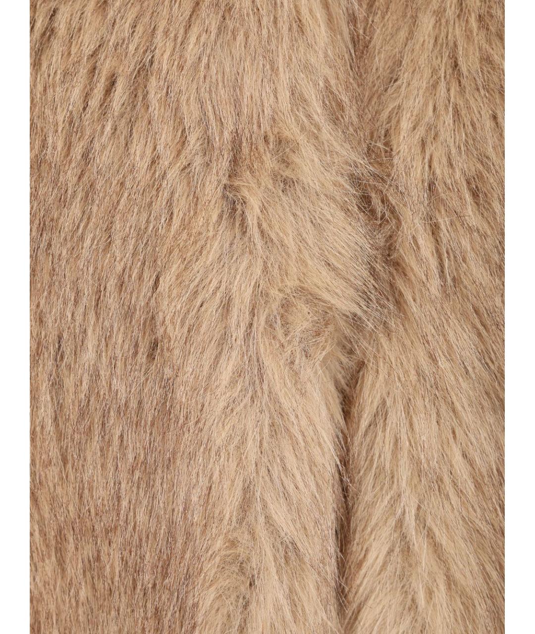 'S MAX MARA Бежевая полиэстеровая куртка, фото 6