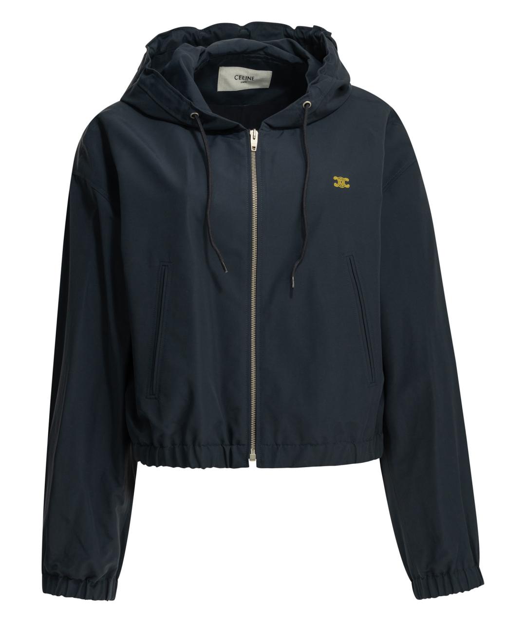 CELINE Темно-синяя хлопковая куртка, фото 1