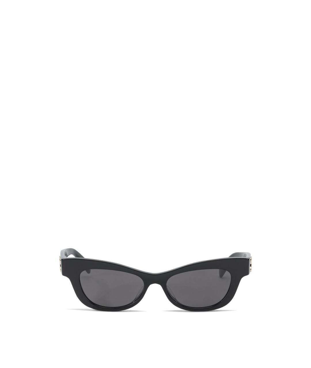 CELINE Черные пластиковые солнцезащитные очки, фото 1