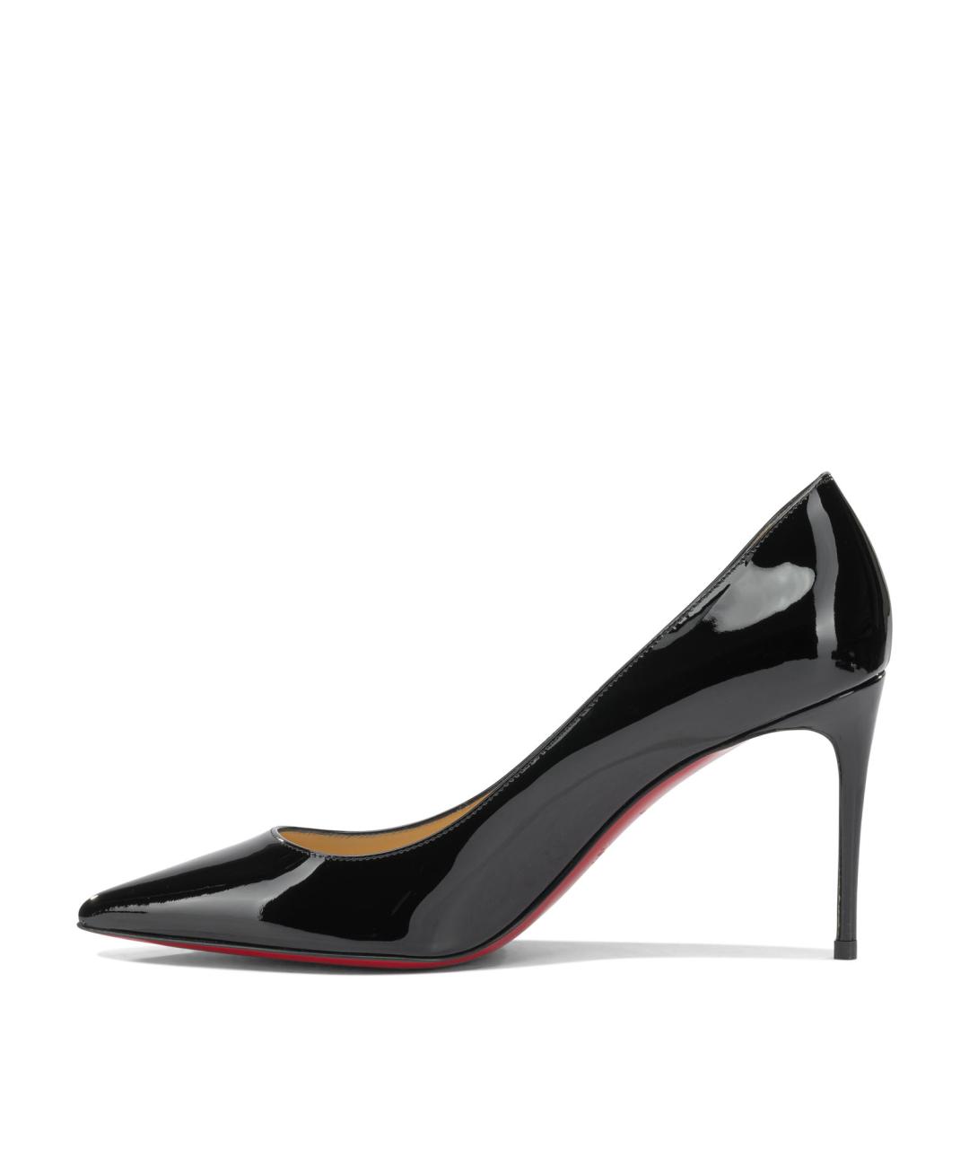CHRISTIAN LOUBOUTIN Черные туфли из лакированной кожи, фото 3