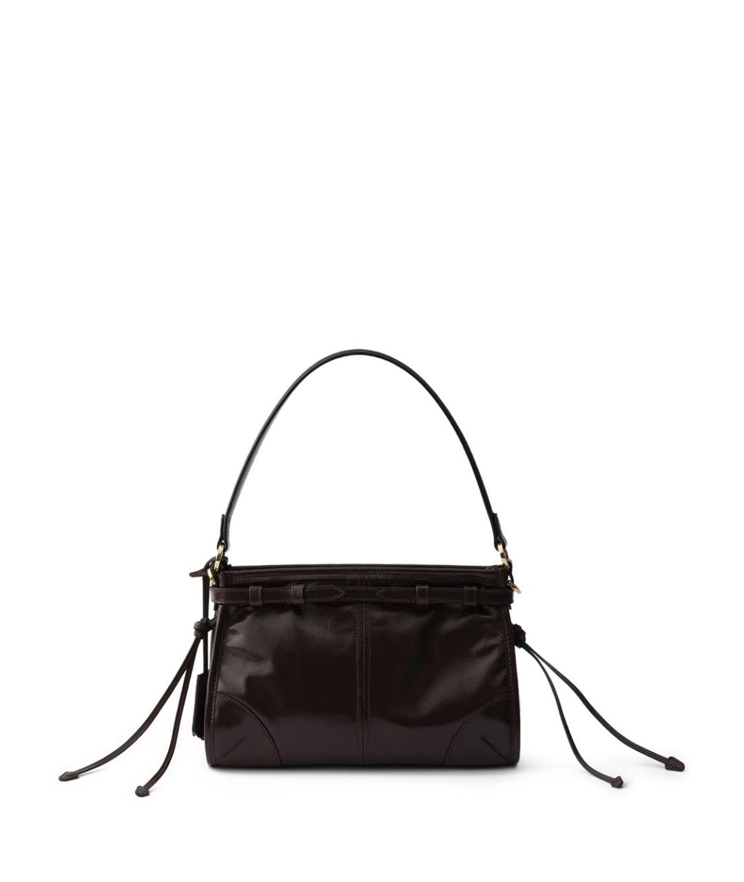 PRADA Коричневая кожаная сумка тоут, фото 2