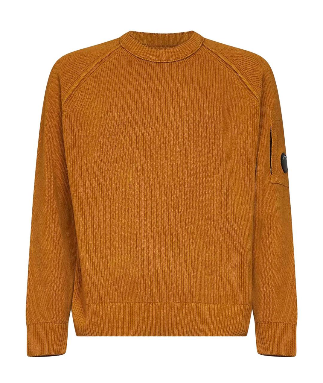 CP COMPANY Коричневый хлопковый джемпер / свитер, фото 1