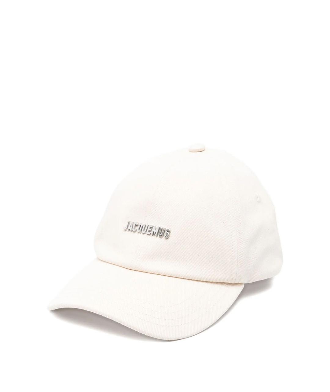 JACQUEMUS Белая хлопковая кепка/бейсболка, фото 1