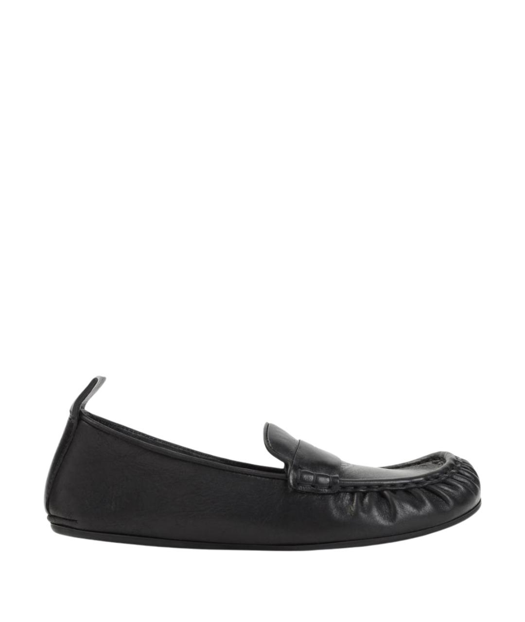 ACNE STUDIOS Черные кожаные лоферы, фото 1