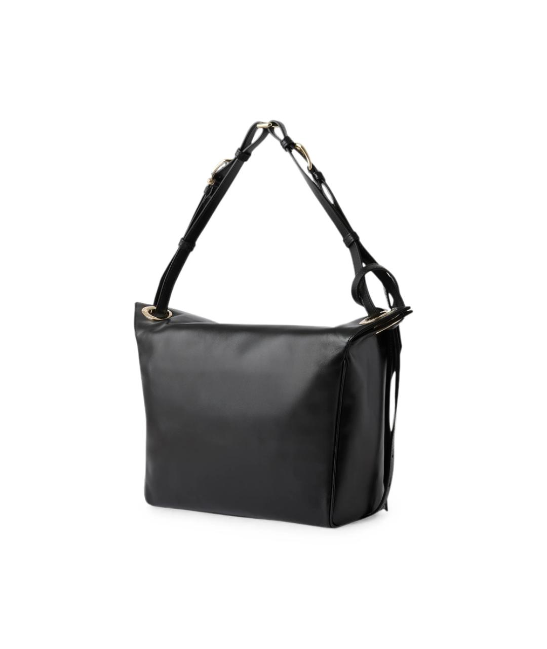 FURLA Черная кожаная сумка через плечо, фото 2