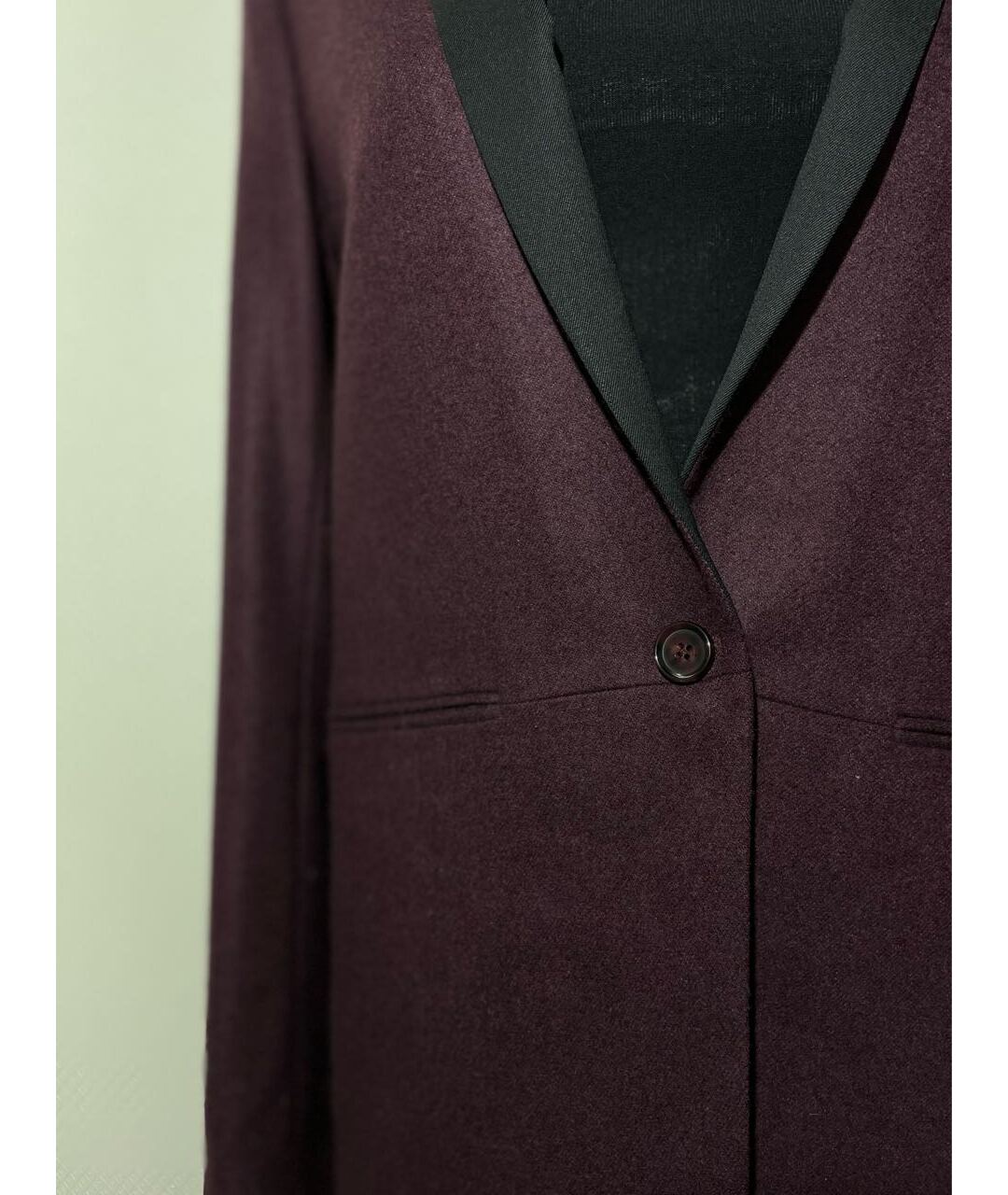 THE KOOPLES Бордовый кашемировый жакет/пиджак, фото 2