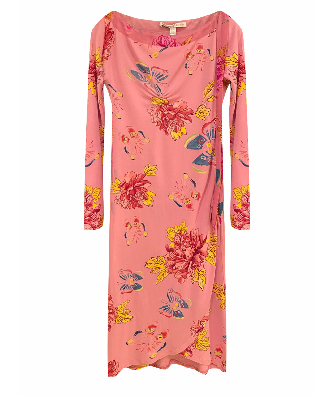 EMANUEL UNGARO Розовое вискозное повседневное платье, фото 1