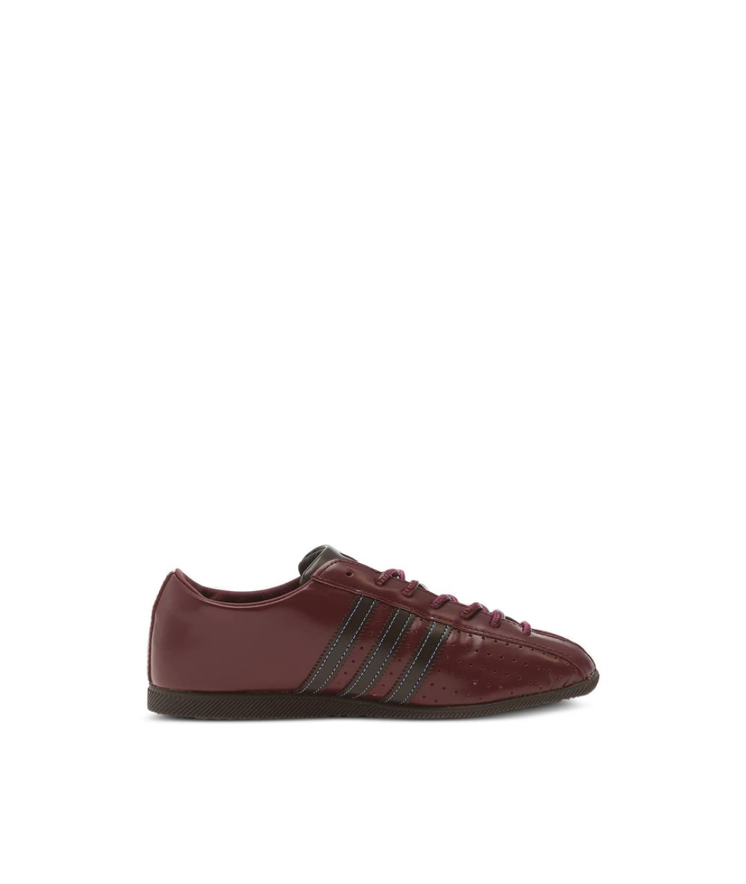 ADIDAS Красные кожаные кроссовки, фото 1