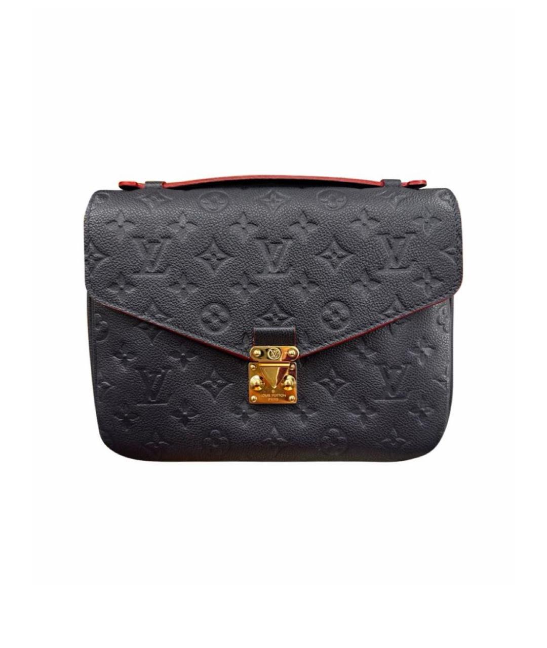 LOUIS VUITTON Темно-синяя кожаная сумка через плечо, фото 1