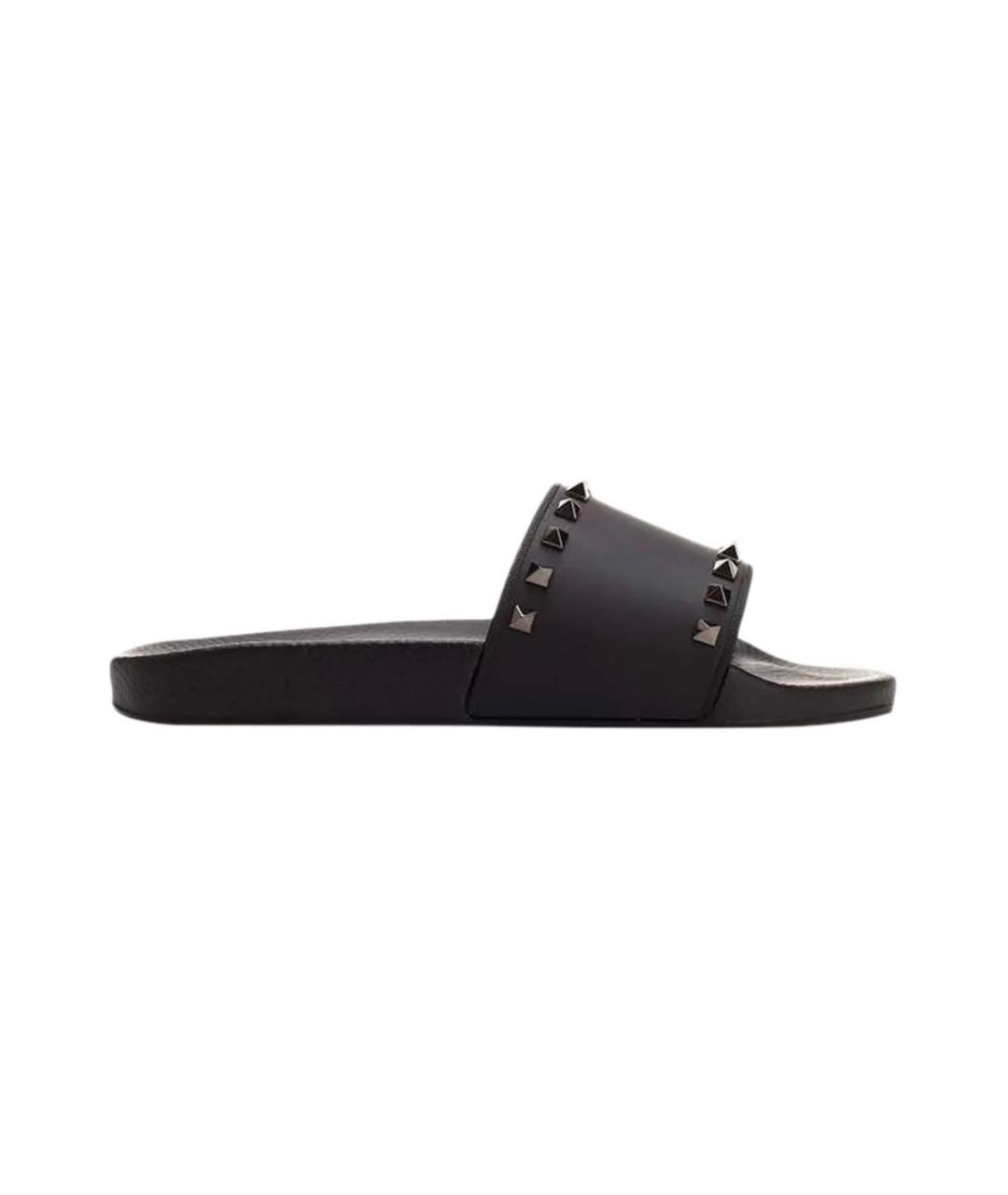VALENTINO Черные шлепанцы, фото 9