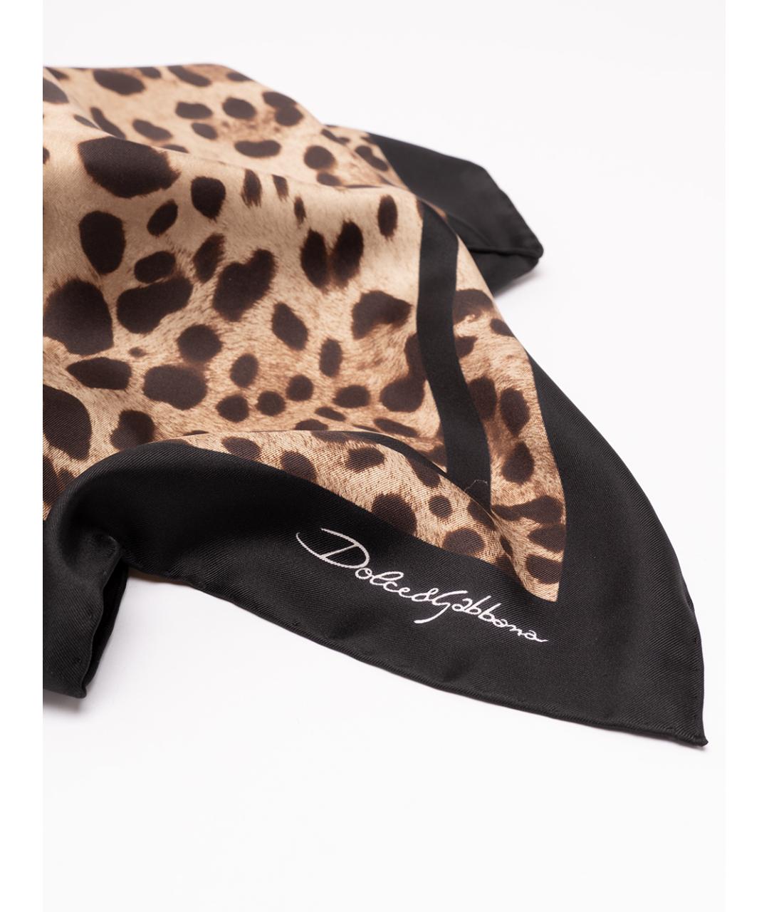 DOLCE&GABBANA Мульти шелковый платок, фото 3