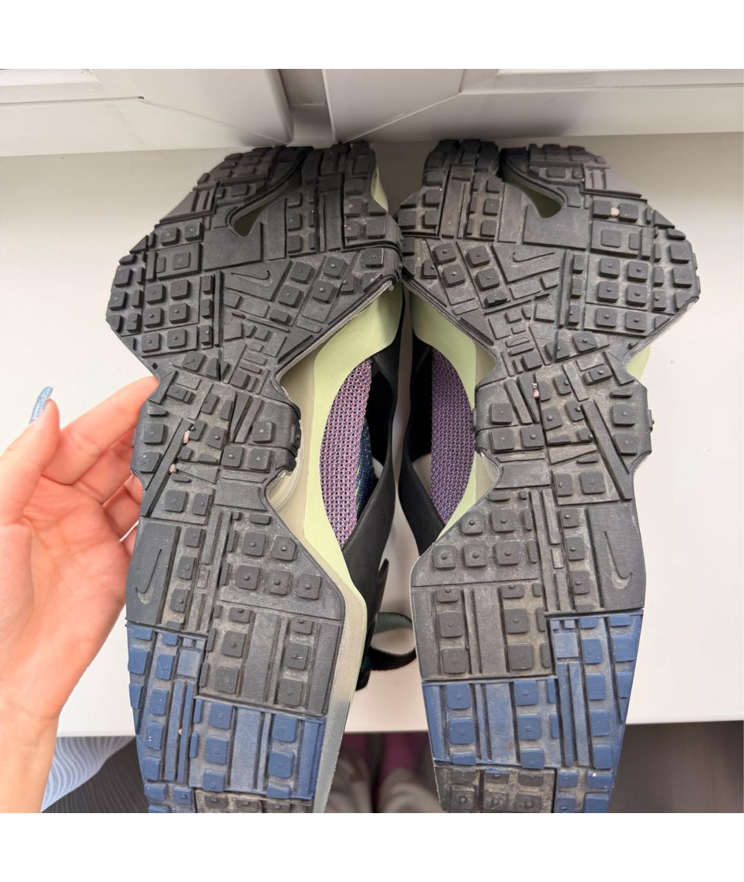 NIKE Мульти текстильные низкие кроссовки / кеды, фото 5