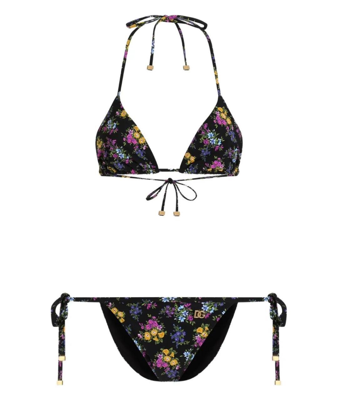 DOLCE&GABBANA Черный полиамидовый купальник, фото 1