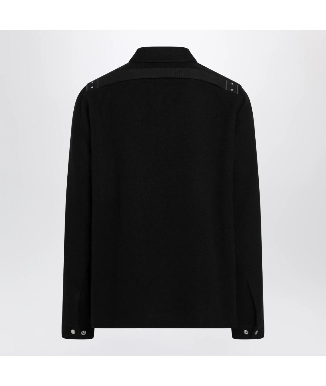 RICK OWENS Черная шерстяная куртка, фото 2