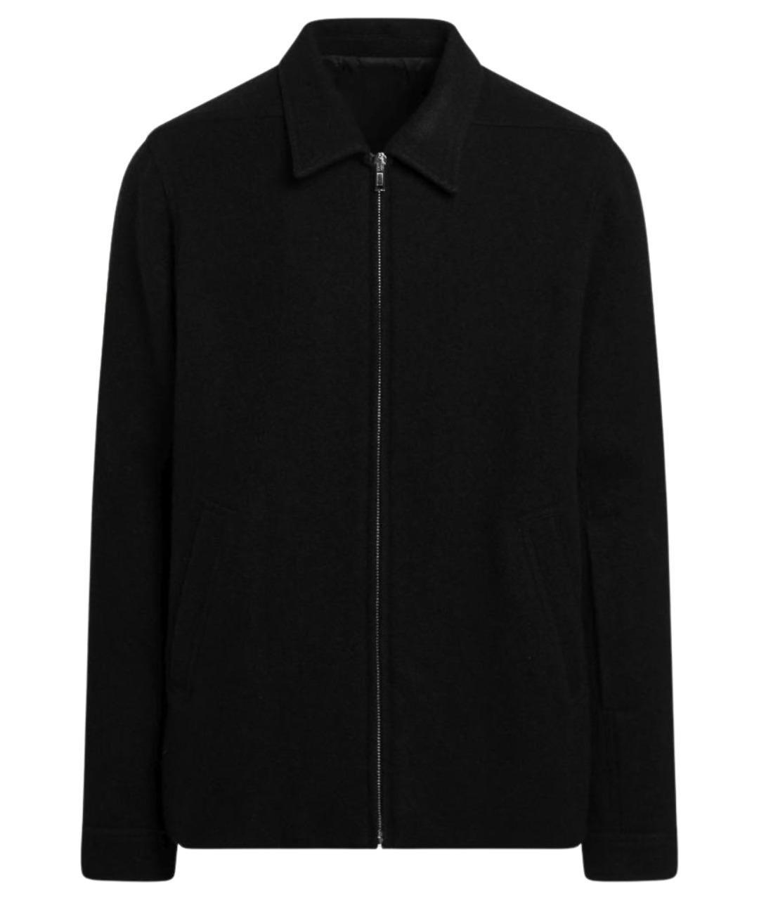 RICK OWENS Черная шерстяная куртка, фото 1