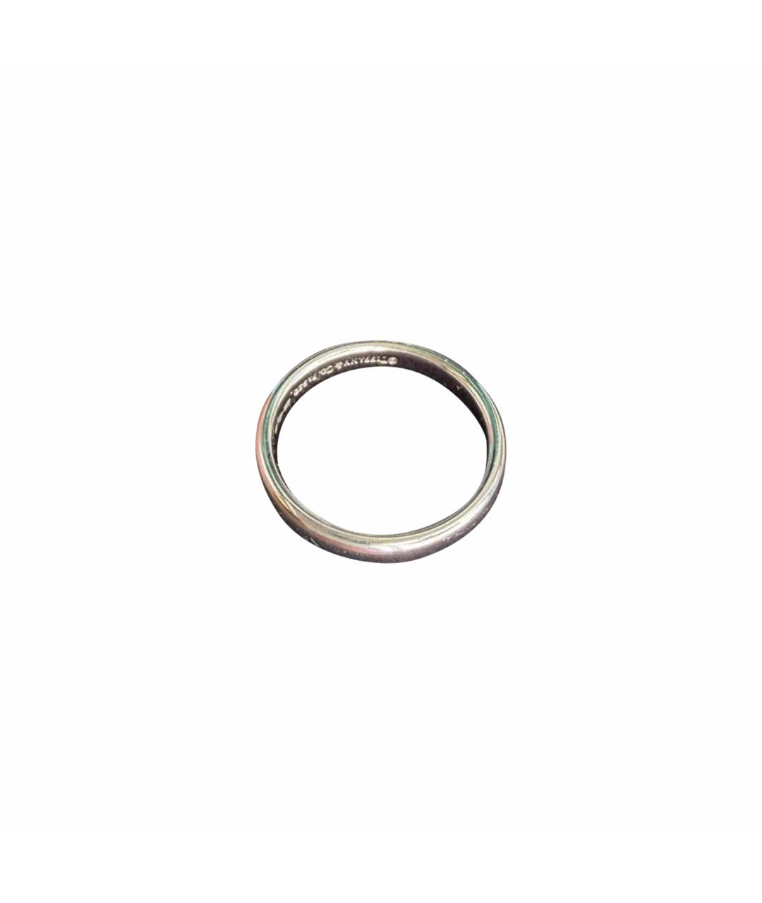 TIFFANY&CO Серебряное платиновое кольцо, фото 1