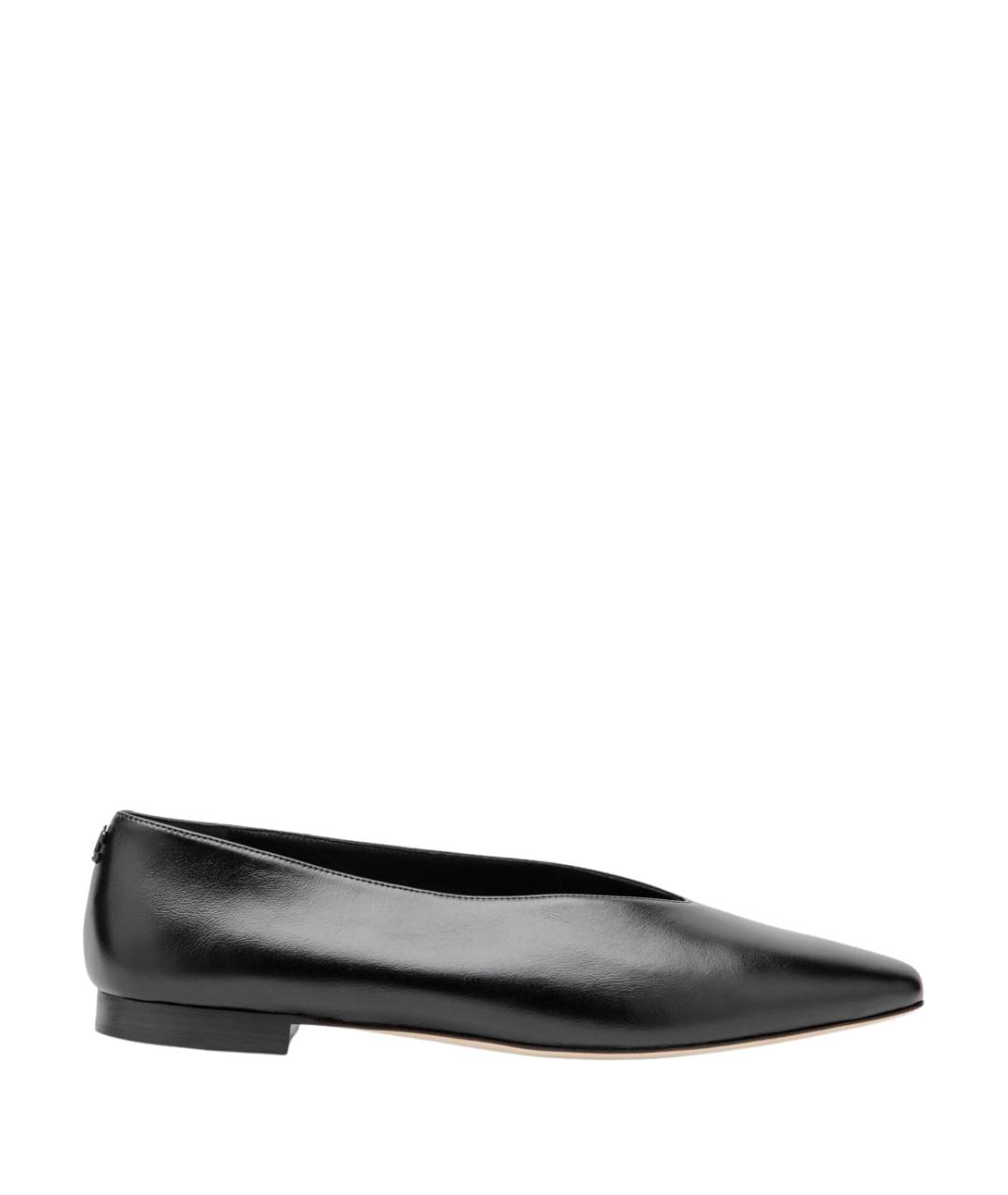 JIMMY CHOO Черные кожаные балетки, фото 1