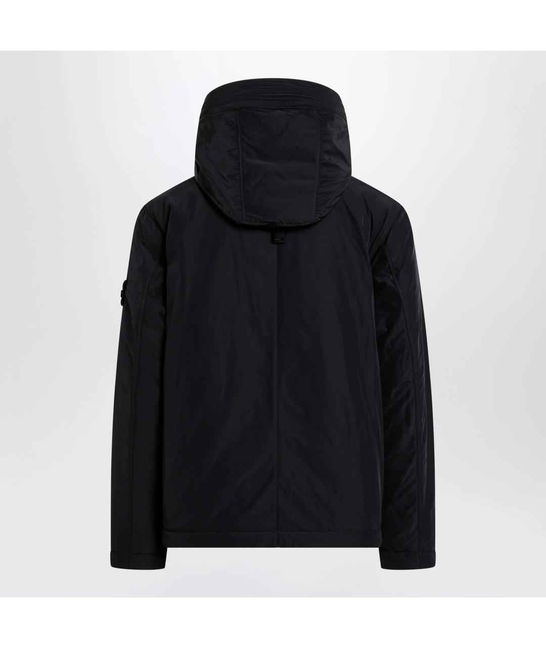 STONE ISLAND Черная полиамидовая куртка, фото 2