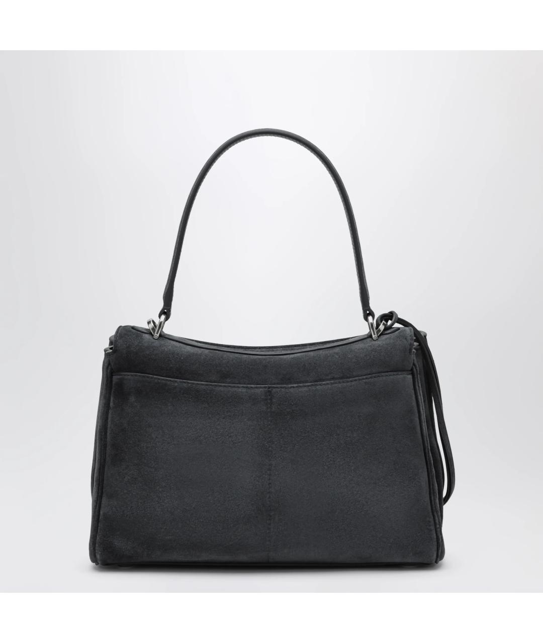 BALENCIAGA Серая кожаная сумка тоут, фото 2