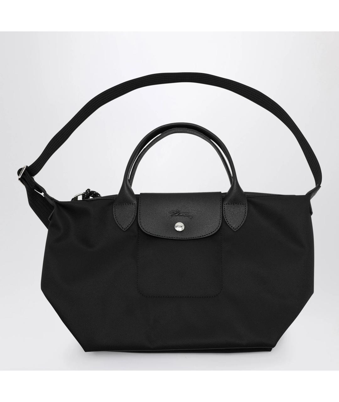 LONGCHAMP Черная нейлоновая сумка тоут, фото 3