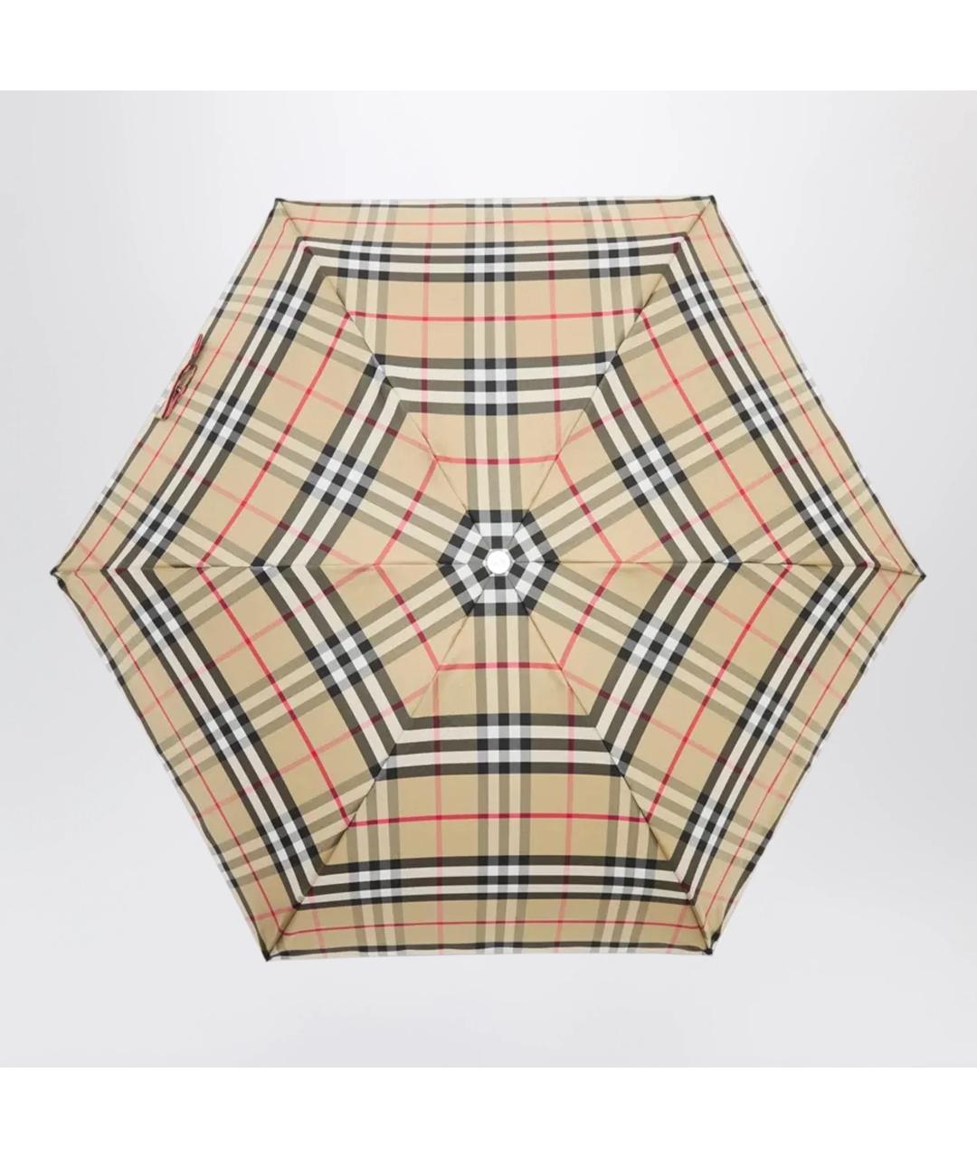 BURBERRY Бежевый зонт, фото 2