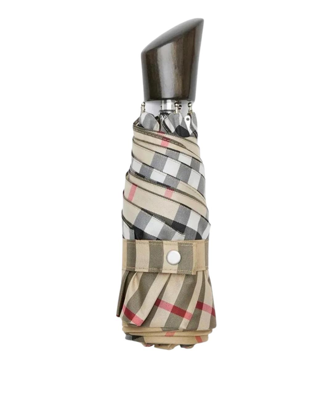 BURBERRY Бежевый зонт, фото 1