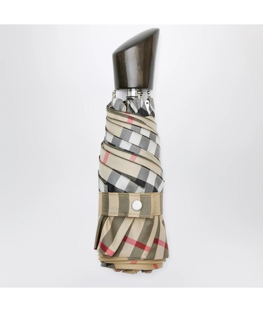 BURBERRY Бежевый зонт, фото 3