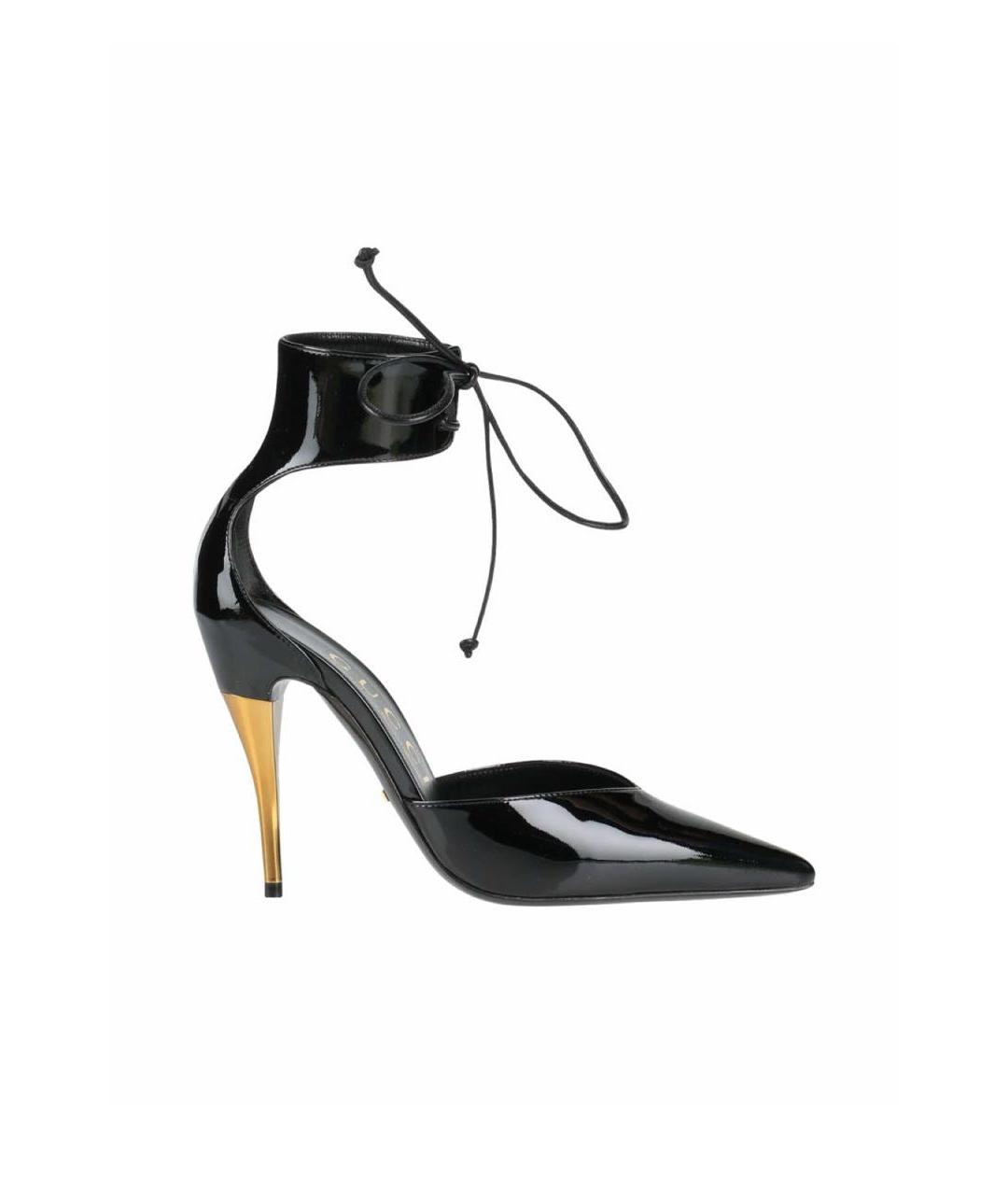 GUCCI Черные туфли из лакированной кожи, фото 3