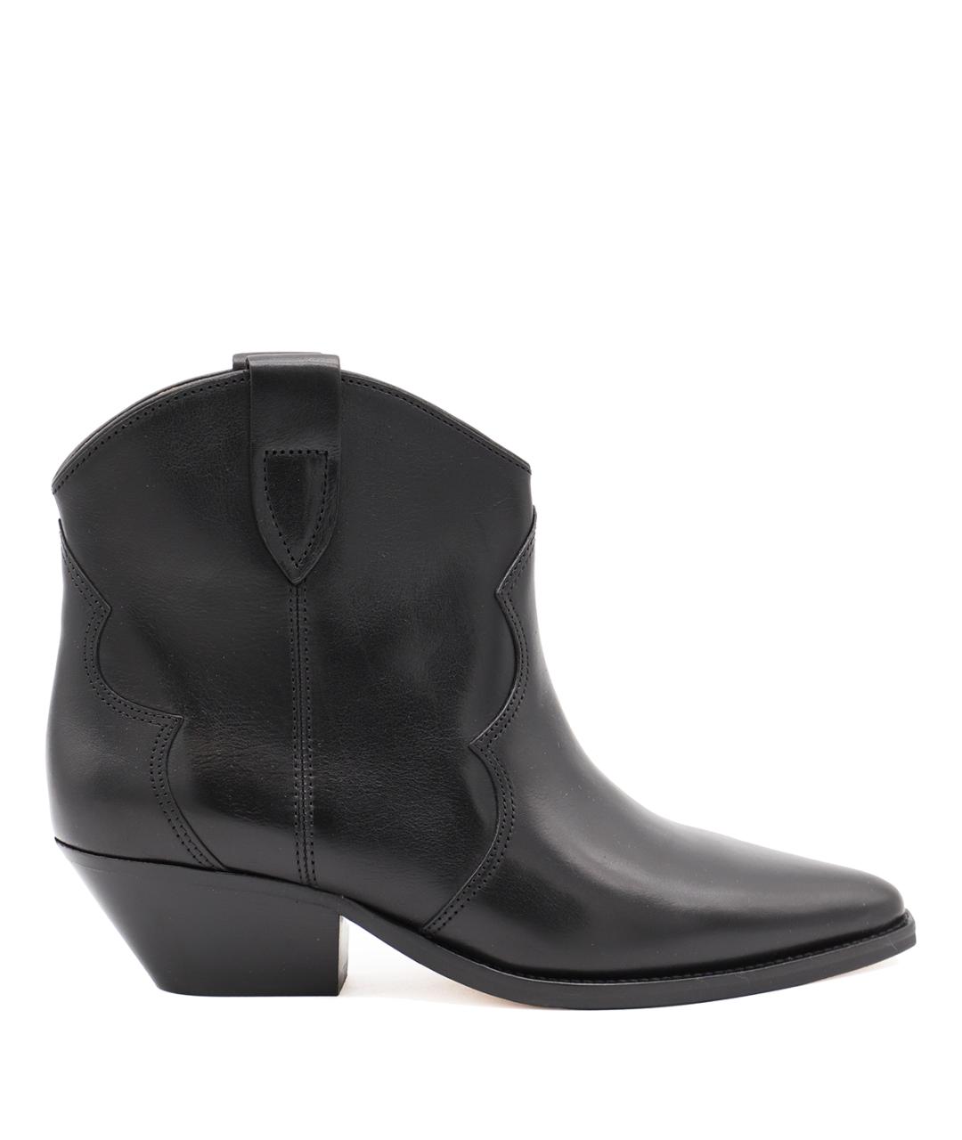ISABEL MARANT Черные кожаные сапоги, фото 1