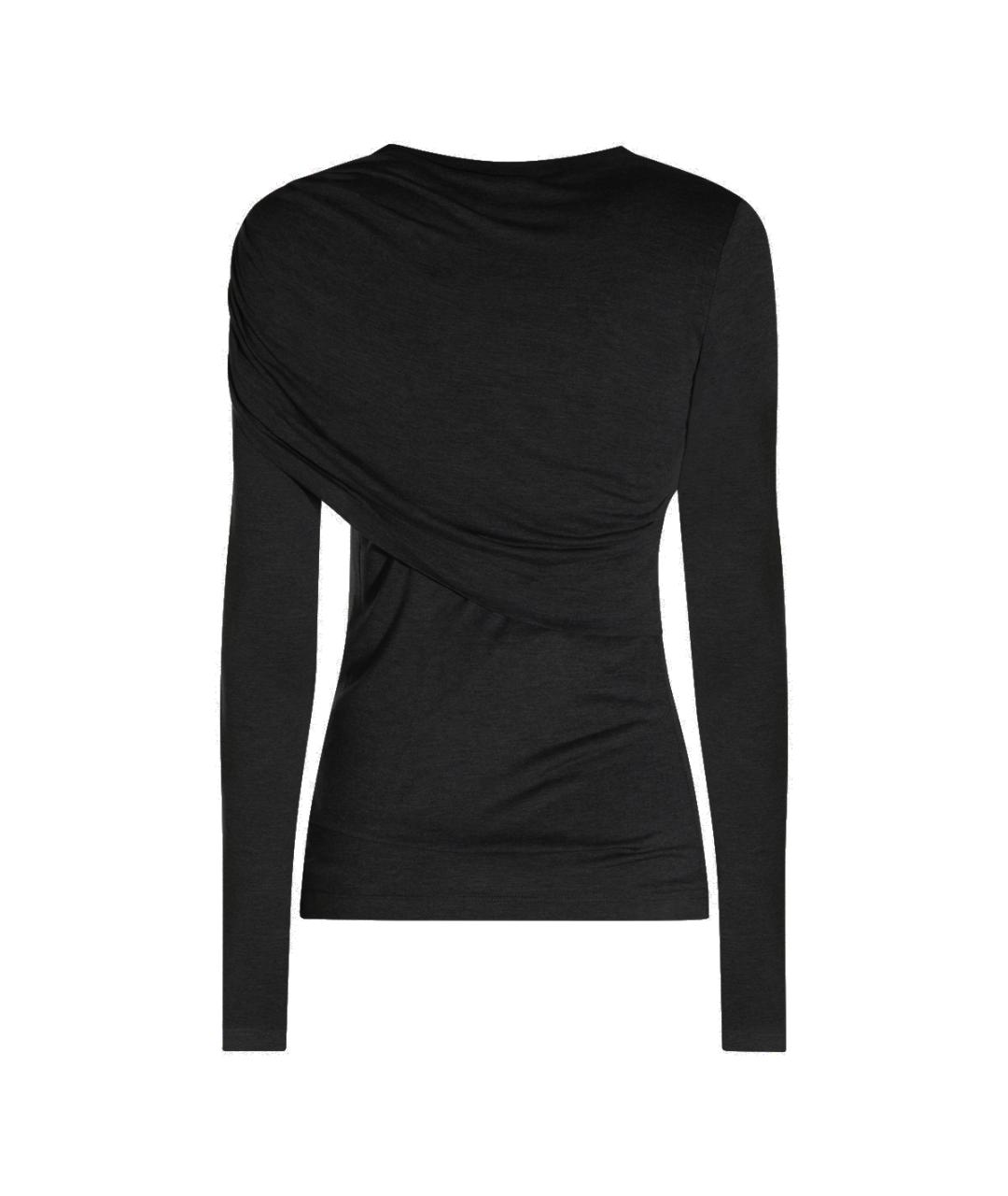 ISABEL MARANT ETOILE Черная вискозная блузы, фото 2