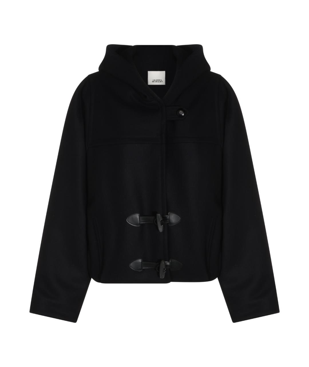 ISABEL MARANT ETOILE Темно-синее шерстяное пальто, фото 1