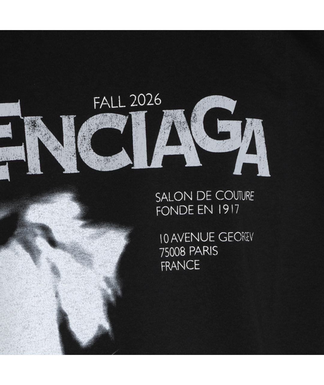 BALENCIAGA Мульти хлопковая футболка, фото 3