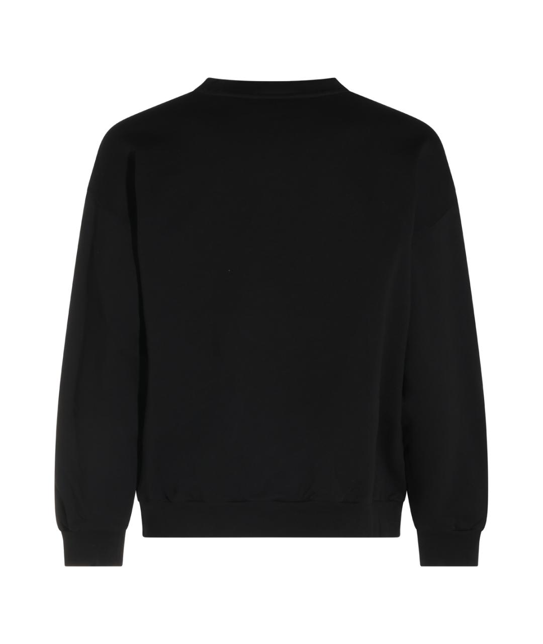 BALENCIAGA Черный хлопковый джемпер / свитер, фото 2