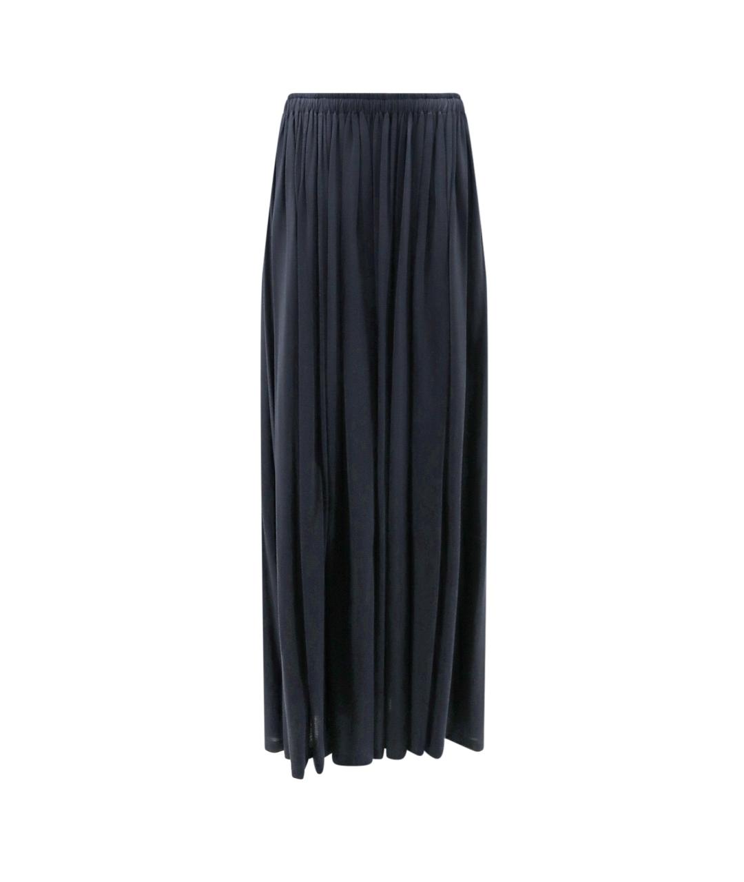 MAX MARA Синяя юбка миди, фото 1
