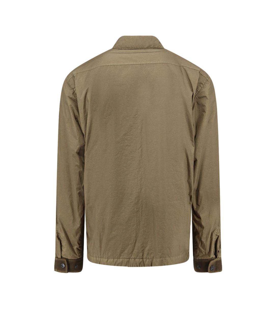 STONE ISLAND Хаки полиамидовая куртка, фото 2