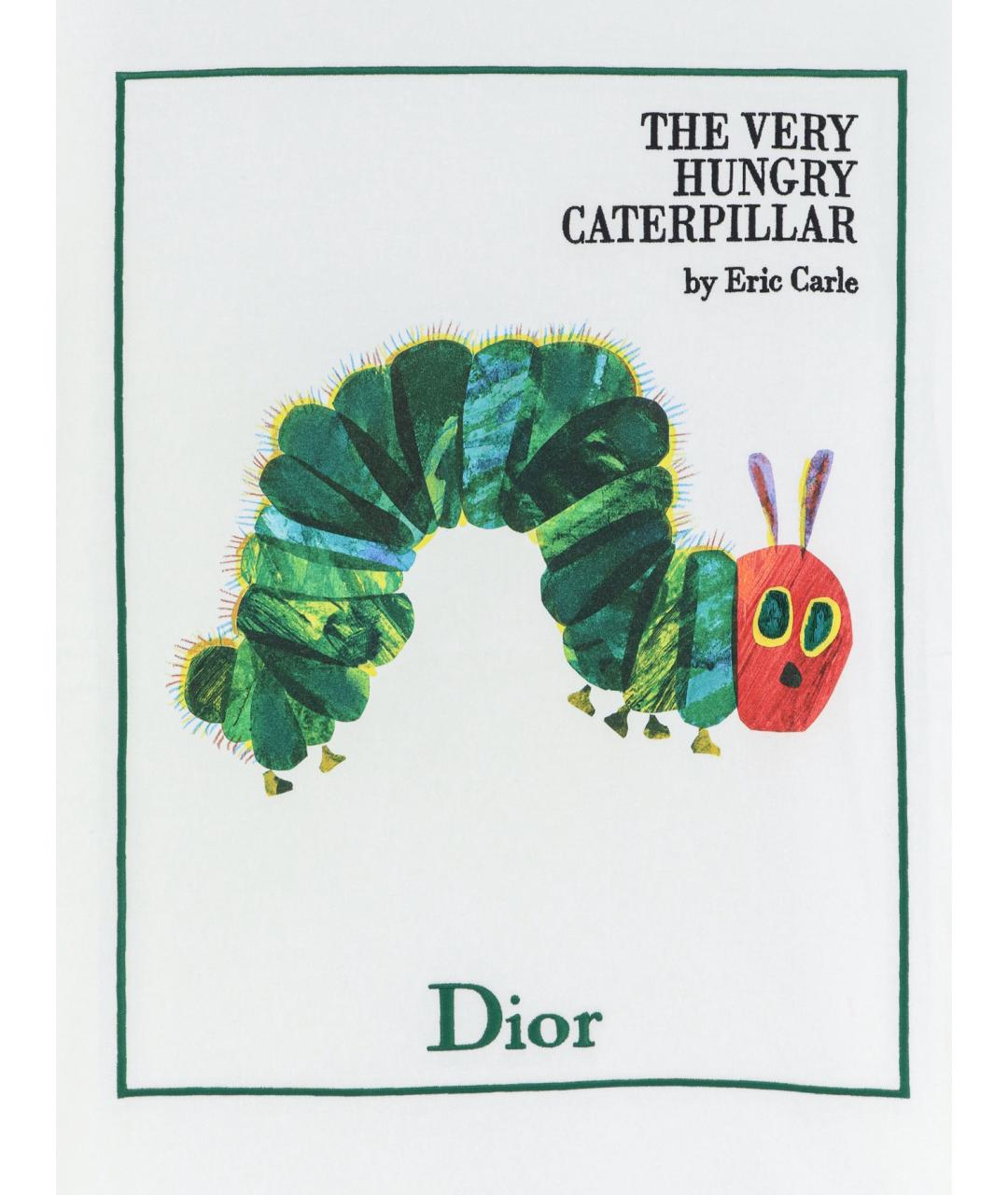 CHRISTIAN DIOR Белая хлопковая футболка, фото 3