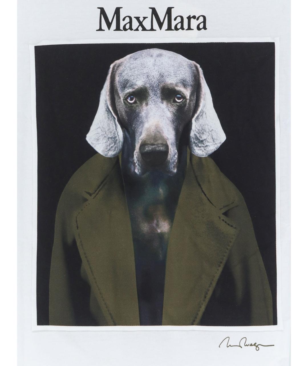 MAX MARA Мульти хлопковая футболка, фото 3