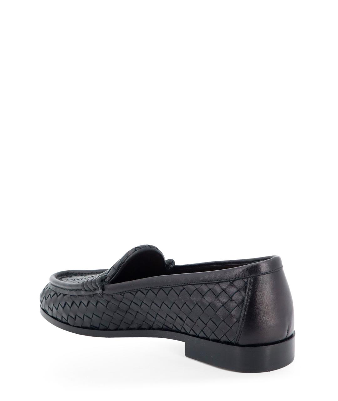 BOTTEGA VENETA Черные кожаные лоферы, фото 3